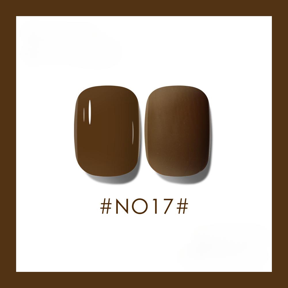Caramel Milk Coffee Milk Tea Series Nail Polish Nail Polish Coffee Brown Light Therapy Nail Art