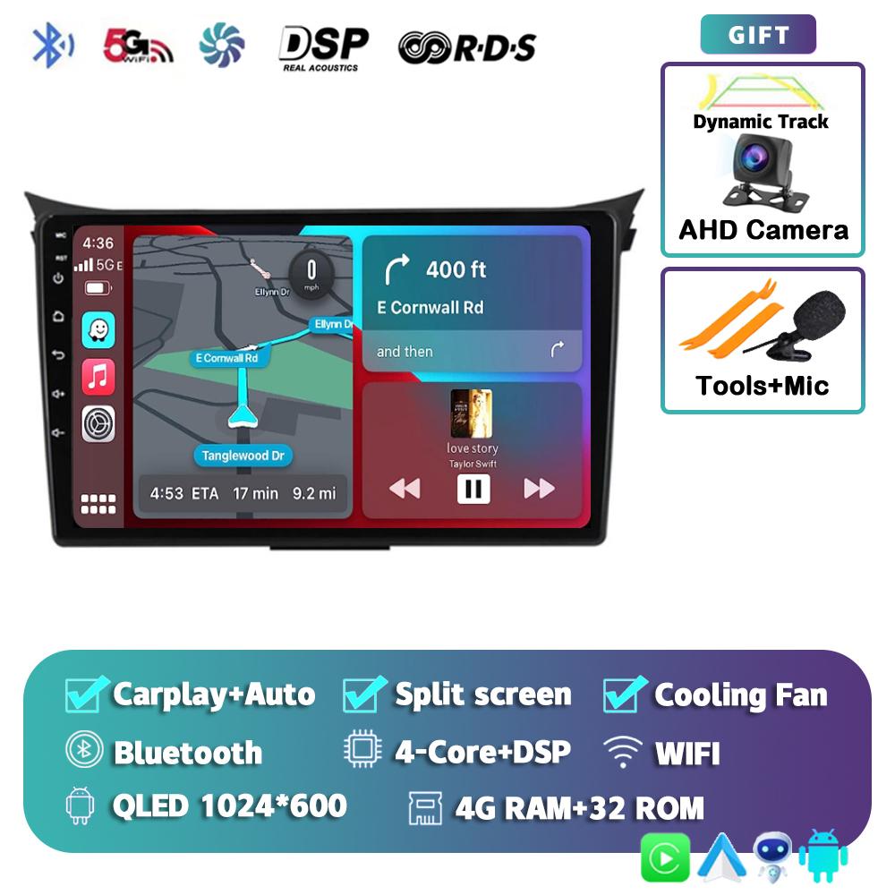 

Android 14 Carplay Автомагнитола для Hyundai I30 Elantra GT 2012 2013 2014 2015 2016 2017 Мультимедийный GPS-плеер Стерео видео BT