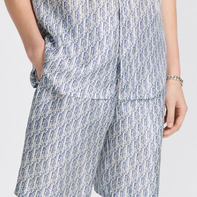 DIOR FW23 Casual Shorts Men's Blue 013C121B5872-C580