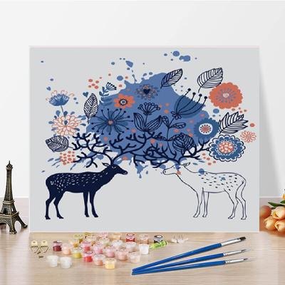 Arte su Tela Pittura Fai da Te con i Numeri Pittura a Olio Digitale Decorazione per la Casa Pittura a Olio con i Numeri