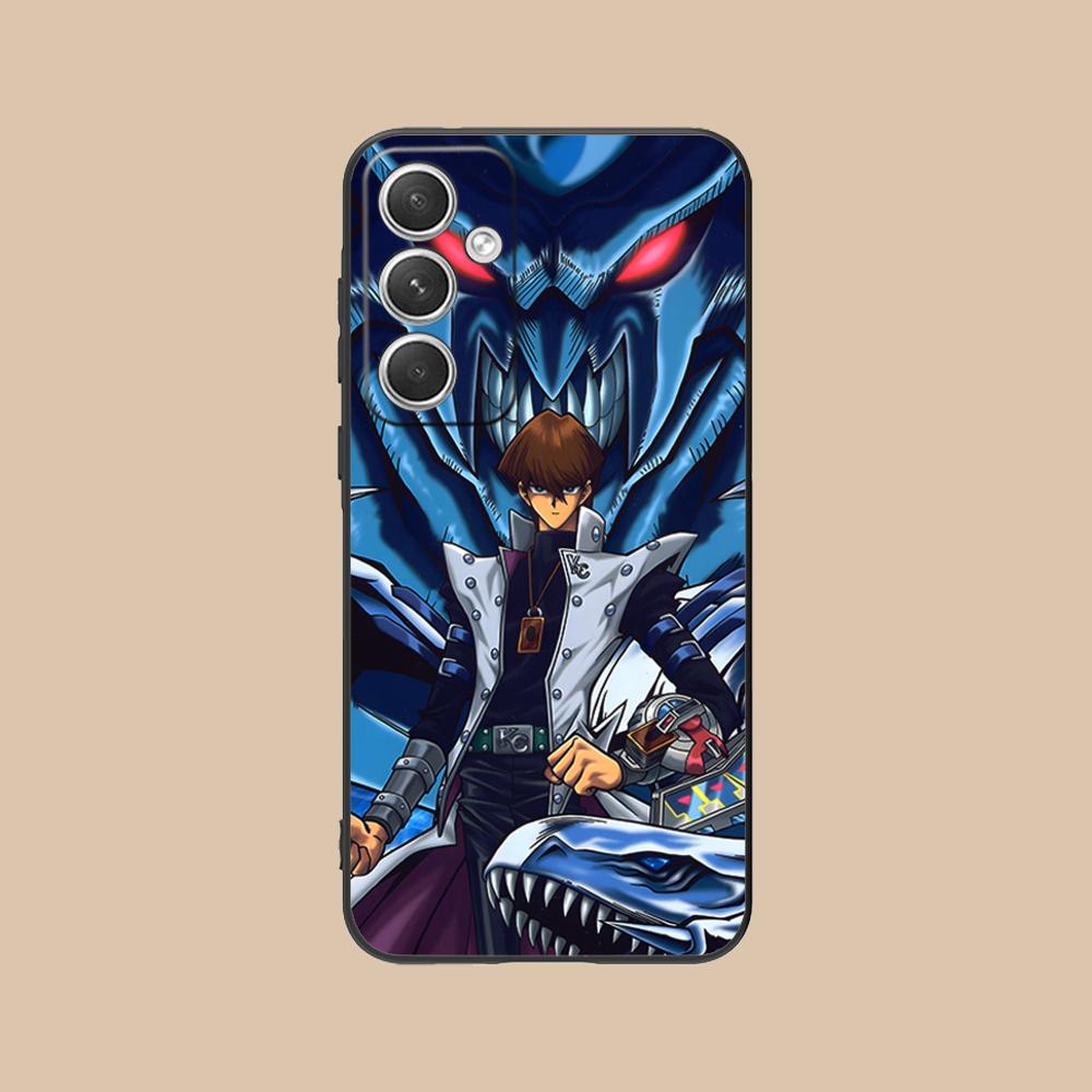 Yugioh Seto Kaiba Phone Case for Samsung Galaxy S26 S25 S24 S23 S22 S21 S20 Note20 Plus FE Ultra Soft TPU Shockproof Cover