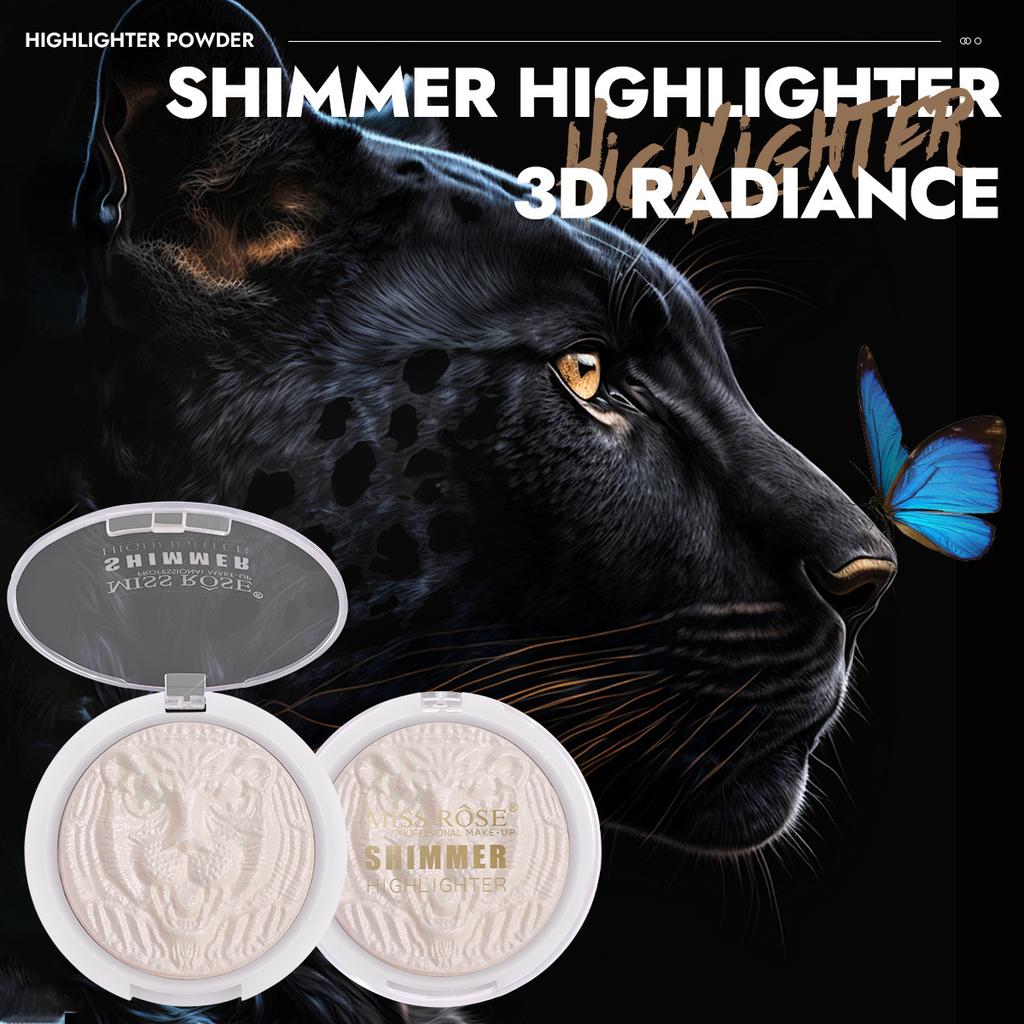 MISS ROSE Palette Illuminanti Shimmer Glitter per Viso Occhi Corpo