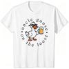 Uncle Goose Short Sleeve TShirt Funny Drinking Duck Summer Clothes Unisex Funny Uncle Gift On The Loose Print Casual Tops T Shirts