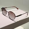 Vintage Round Sunglasses Men Fashion Simple Gradient Outdoor Shades Women  New Retro Trendy Brand Design Sun Glasses