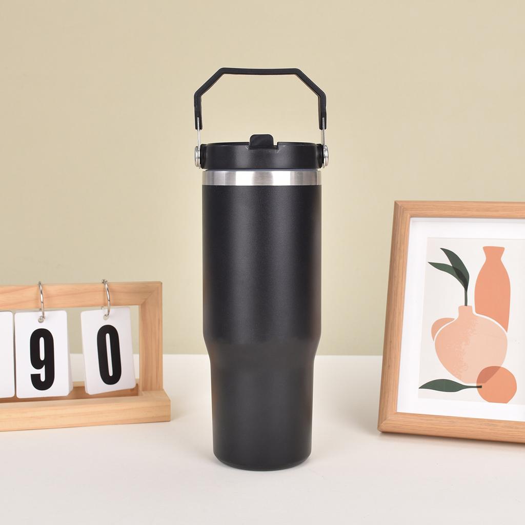 Portable Car Cup Steel Thermos Drinking Cup Outdoor Big Cap Accompanying Ice Bully Cup Durable Durable Useful Useful Secure