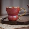 Vintage Kupfer Mini Kaffeetasse, Kreativität Draußen Camping Tragbar Handgefertigt Getränke Saftbecher Trink 60ml Teetasse