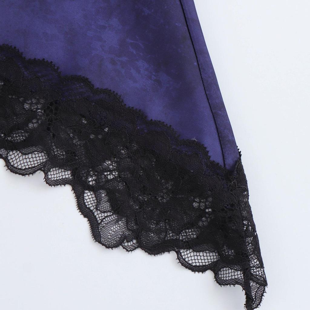 TAOP&ZA Women's European-American Mid-Length Lace Trim Camisole Dress - Spring/Summer Collection