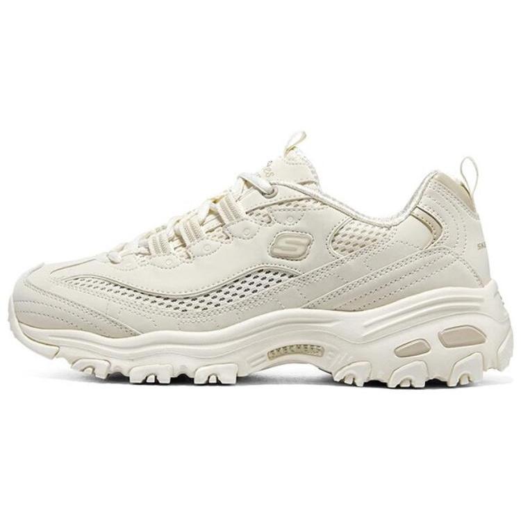 (WMNS) Skechers D LITES 1.0 Cream White Women s 896193-OFWT EU 38