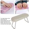 Nail Art Hand Pillow PU Leather Manicure Arm Rest Cushion With Bracket