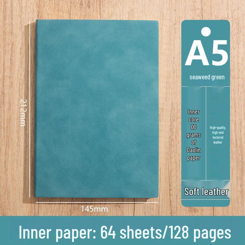 Custom Logo A5 High-End Office Notebook with Premium Cover and Inner Pages
