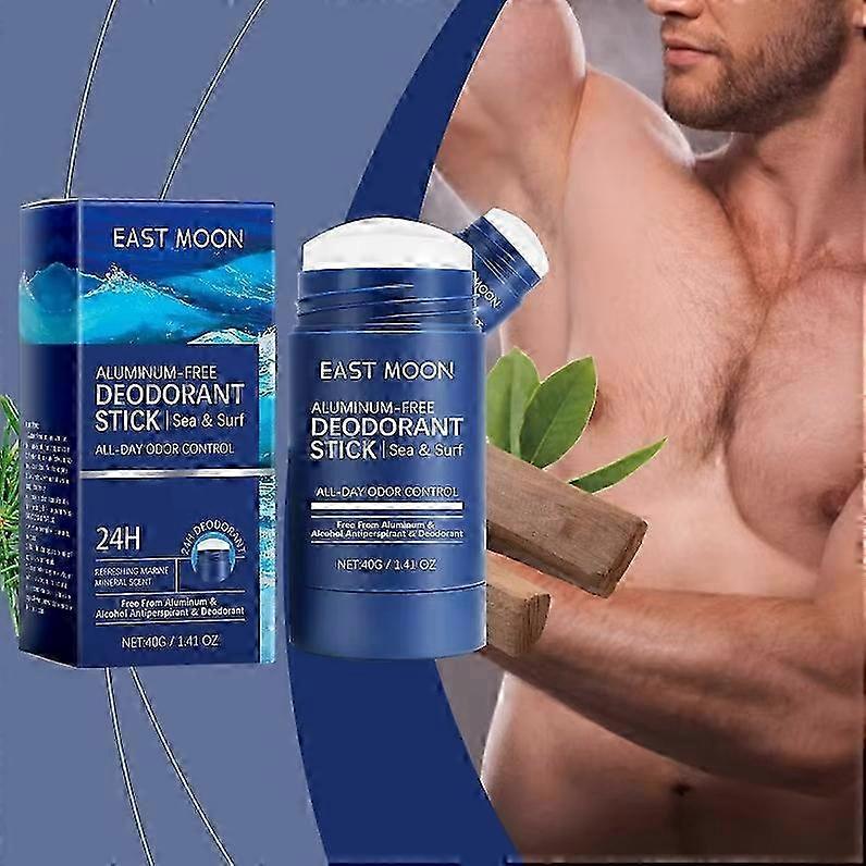 Natural Deodorant Stick, 1pc Long Lasting Anti-Odor Armpit Sweat Remover Smooth Freshener