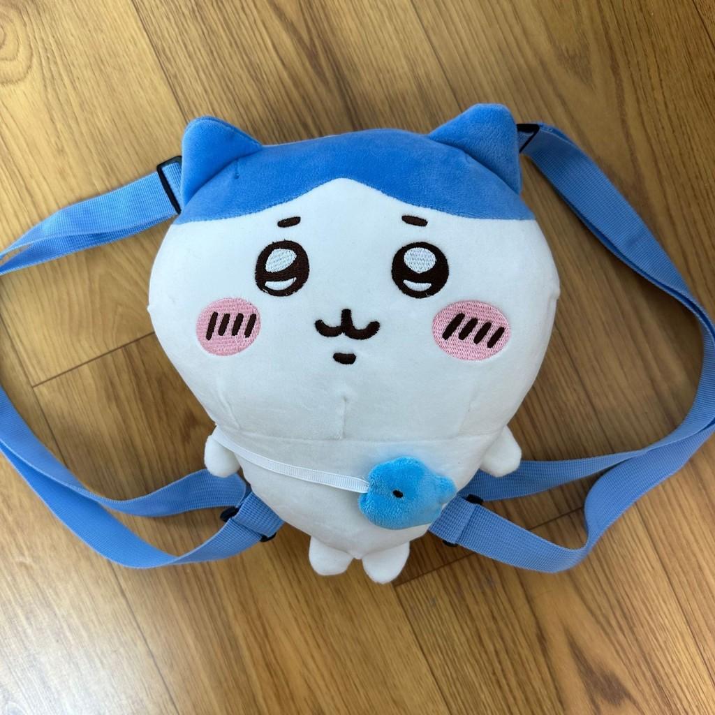 Chiikawa Cartoon Plush Embroidered Shoulder Bag With Transparent Pvc For Daily Use