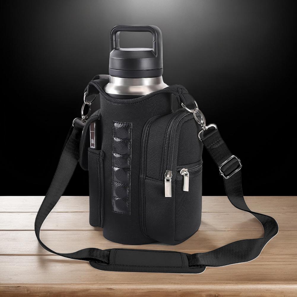 Magnetic Crossbody Water Bottle Pouch Phone Holder Water Bottle Carrier Bag for Men Women Fitness Travel Sports
