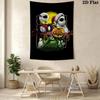 Jack Skellington'S Halloween Adventure Tapestry Fashion Print Wallmounted Background Cloth Atmospheric Background Cloth