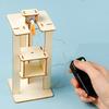 Diy Science Project Kit Puzzle Toys Creative Education Diy Detailed Guide Electric Elevator Lift Model Gifts For Children Adults