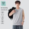 Jeanswest Men's Solid Sleeveless Cotton T-Shirt