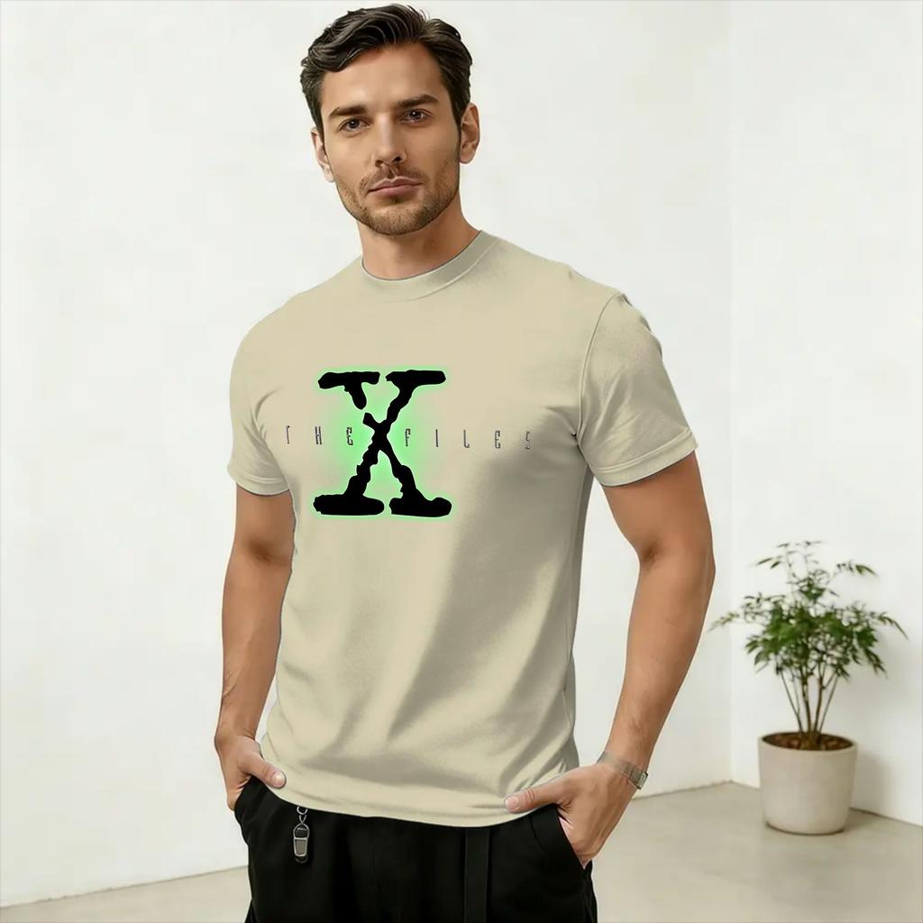The XFiles TShirts Unisex Vintage Cotton Tee Shirt Crew Neck Short Sleeve T Shirt Printed Clothes