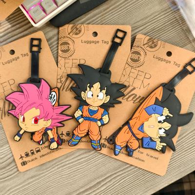 Anime Kreslený Roztomilý Dragon Ball Goku Buu Vegeta Štítek na zavazadlo Štítek na kufr