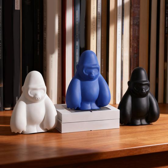 Gorilla Ornament Vinyl Modern Art Living Room Ornament Artistic Flavor Home Decor Children Room Desktop Decoration