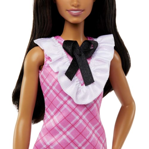 Barbie Fashionista Frill Pink Dress/Objevila se ve filmu "Barbie"!? [Oblékací panenka] [3 roky a starší] HJT06