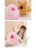 Winter Capybara Hand Warmer Plush Toy: Cute Anti-Freeze Hug Pillow for Students