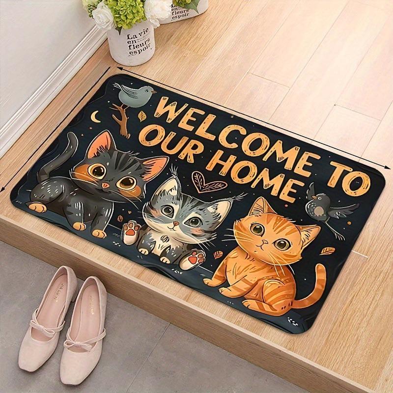 Household Dust-proof and Non-slip Crystal Velvet Floor Mat