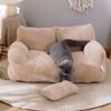 Luxury Cat Bed Super Soft Warm Pet Sofa for Small Dogs Cats Detachable Washable Non-slip Kitten Puppy Sleeping Bed