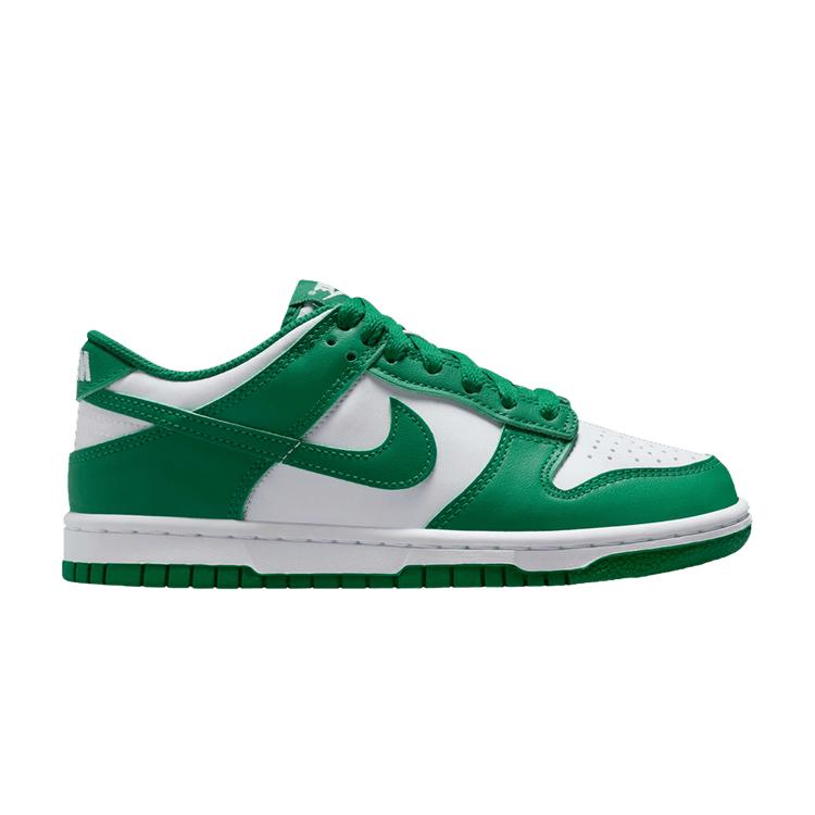 

Кроссовки детские Nike Dunk Low GS Malachite зеленые белые FB9109-114 36.5