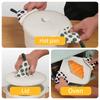 1pc Heat-Resistant Sleeve Triangular Heat-Resistant Cap Thickened Cotton Fabric Kitchen Easy-Clean Household Pot Holder
