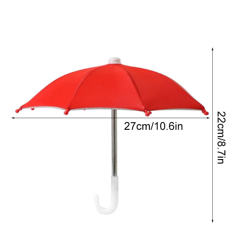 1PC Screen Protector Anti-Reflective Phone Umbrella Anti-Glare Mini Windproof Sunshade Cover Outdoor Phone Accessories Universal