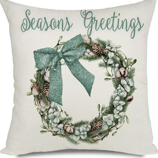 

Рождество Рождество Наволочка Домашнее украшение Подушка Гостиная Спальня Большая Спинка Автомобиль Автомобиль Защита Поясницы Поясничная Наволочка 45 * 45Cm [without core]