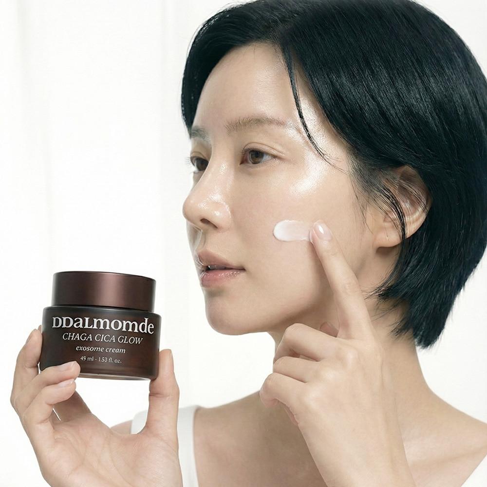 ddalmomde Chaga Cica Glow Exosome Cream 45ml - Skin-Revitalizing & Texture-Refining Vegan Boosting Cream