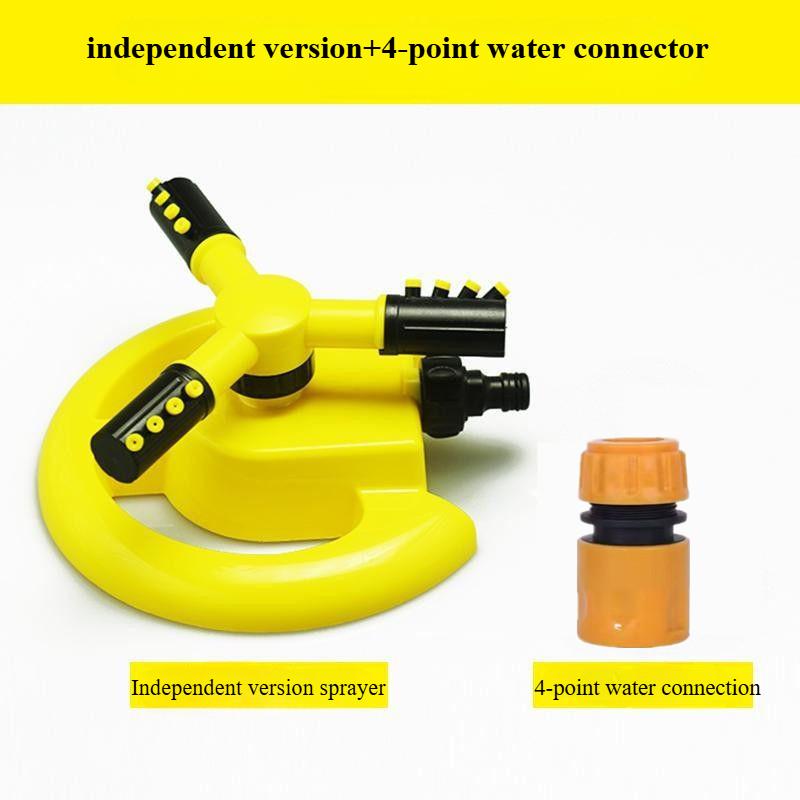 

Вращающийся на 360° пластиковый спринклер для полива сада, инструмент для полива газонов