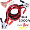 2000A Pure Copper Battery Jumper Cables with Clamps