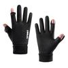 Warm Gloves for Men and Women  Suede Cold Proof Fashion Plus Velvet Thickened Touch Screen Outdoor Riding Autumn and Winter Gloves