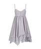 Ilio [Bit-O X Ilio] Gray Asymmetric Chiffon Dress