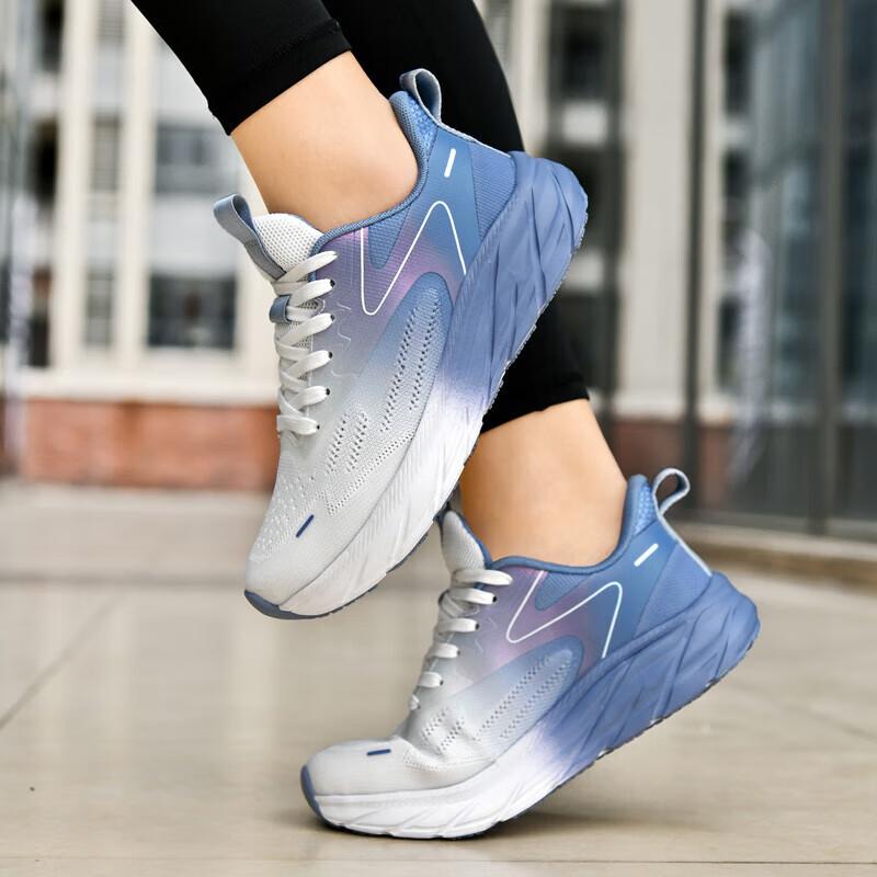 Laufschuhe Sommer Mesh atmungsaktiv leichtgewichtige weiche Sohle Student Freizeit Sport Dämpfung ultraleichte Marathon Joggingschuhe