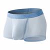 Men's Summer Thin Sexy Side Opening Ice Silk Breathable Comfortable Flat Angle Briefs