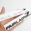 3D Letters Fairlady Z Logo Rear Boot Trunk Emblem Badge For Nissan Nismo 350Z 370Z Z33 GTR Side Fender Car Sticker Decals