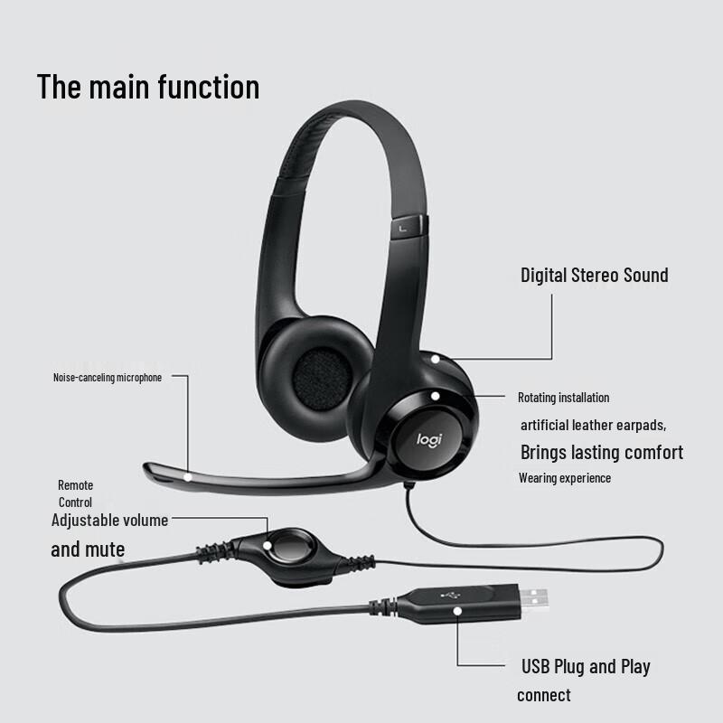 Logitech Wired and Wireless Headsets