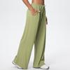 New Loose Fit Wide Leg Yoga Pants with Pockets and Elastic Drawstring