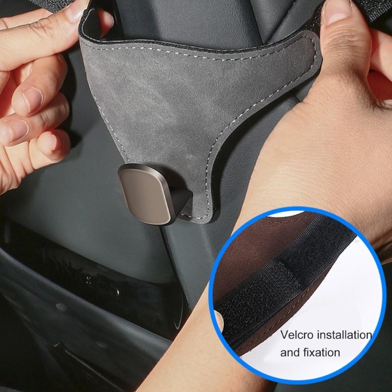 Metal Car Hook 15kg Load Capacity Universal Vehicle Organizer Quick Installation Antislip Surfaces Suitable For SUV Seat