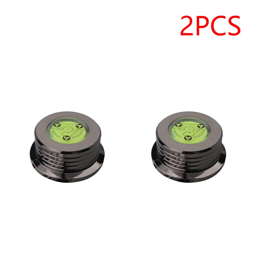 1-2PCS Universal 50Hz Aluminum Alloy LP Disc Stabilizer with Level Weight Clamp Music Record Player Vinyl Turntable Weight Clamp