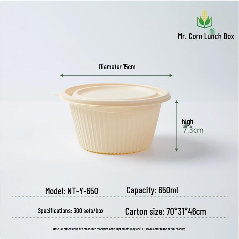 

Disposable Biodegradable Corn Starch Takeout Box