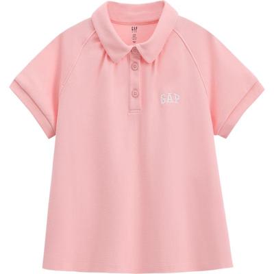 Girls' Logo Embroidered Short-Sleeve Polo Shirt