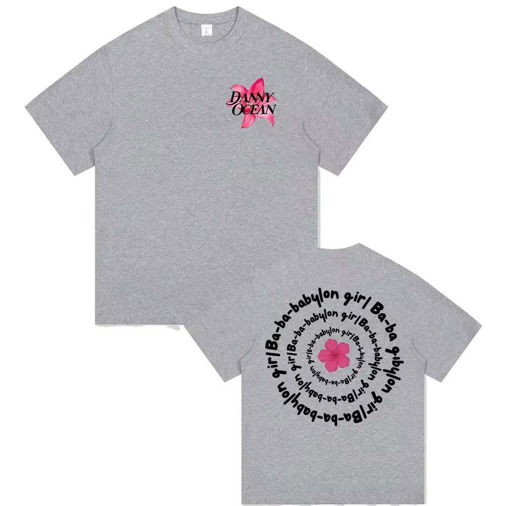 Singer Danny Ocean Babylon Girl Tour 2026 Fans Gift T Shirts Unisex Women Summer Fashion Harajuku Vintage pure Cotton Tshirt