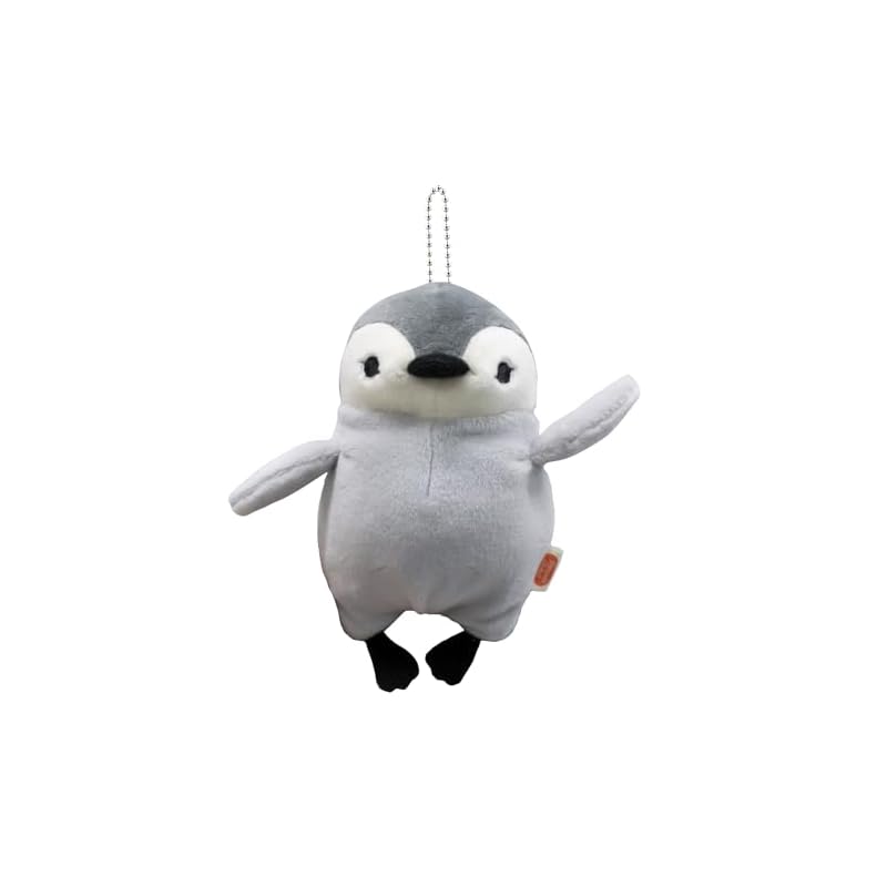Shinada Global Mochi Series Mochipen Child Gray (mini) 7 x 5 x 14cm Plush Penguin Animal MOPE-0088G
