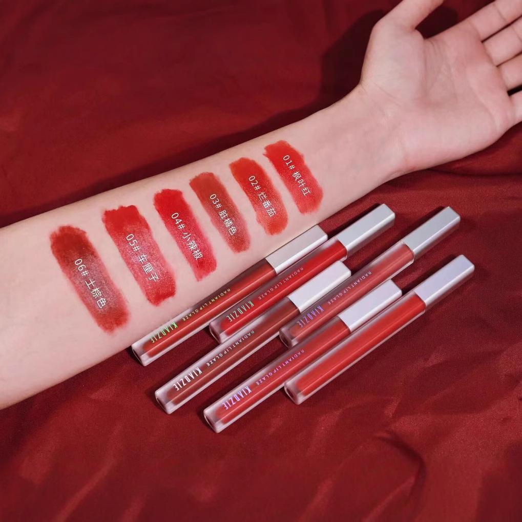 

Kaji Velvet Matte Lip Glaze - 6 Shades 5# Cherry