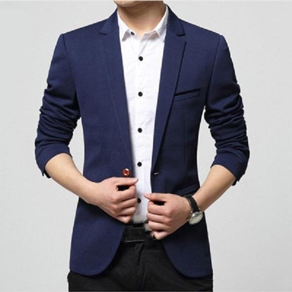 Men Blazer Autumn Fashion Slim Fit Men Suit  Blazers Male