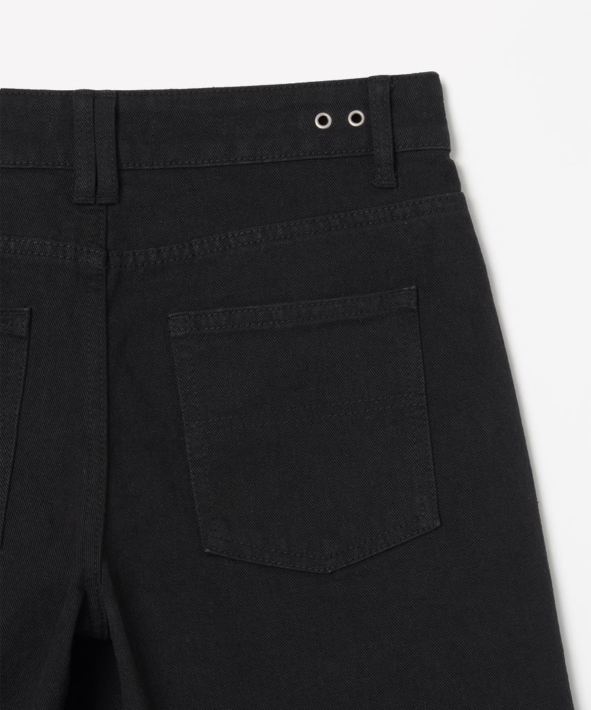 MILLO WOMEN Maxi Denim Bermuda Pants [Black]